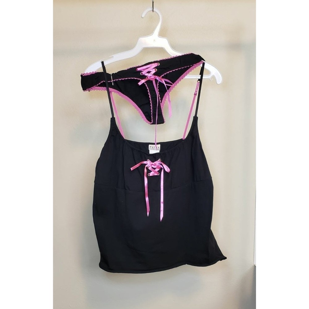 Black and Pink Lingerie